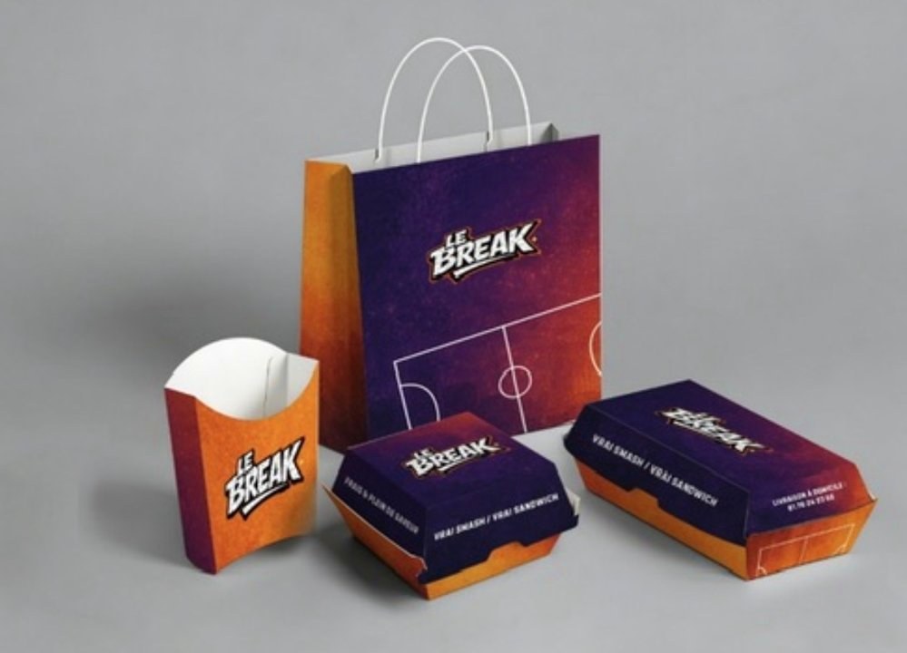 Conception de packaging fast-food